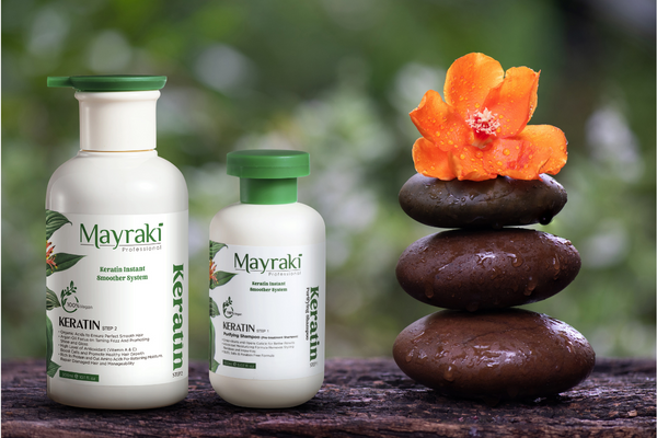 Mayraki Organic Hydrolyzed Keratin Instant Smoother System