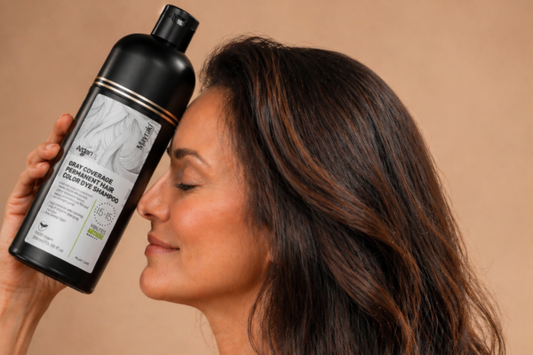 Mayraki Gray Coverage Permanent Hair Color Dye Shampoo for Easy Coverage
