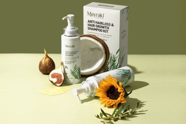 Mayraki Anti-Hair Loss Shampoo, a game-changer for anyone struggling with thinning hair or a stubborn hairline.