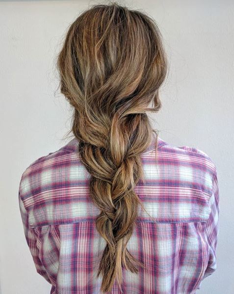 Loosely Plaited Straight Braid