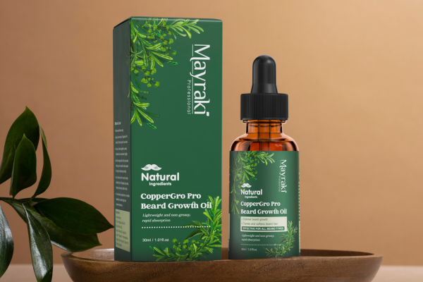 The Mayraki CopperGro Pro Beard Growth Oil for Spring Dryness