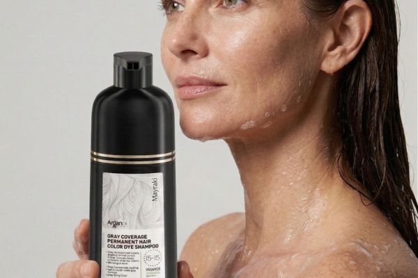 The Mayraki Gray Coverage Permanent Hair Color Dye Shampoo for Easy and Gentle Recovery