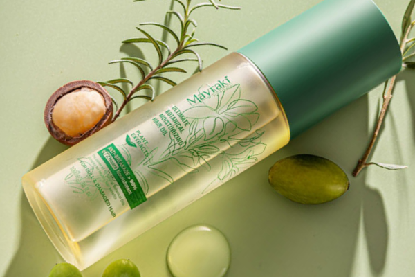 Using Mayraki Ultimate Botanical Moisturizing Hair Oil in the Routine